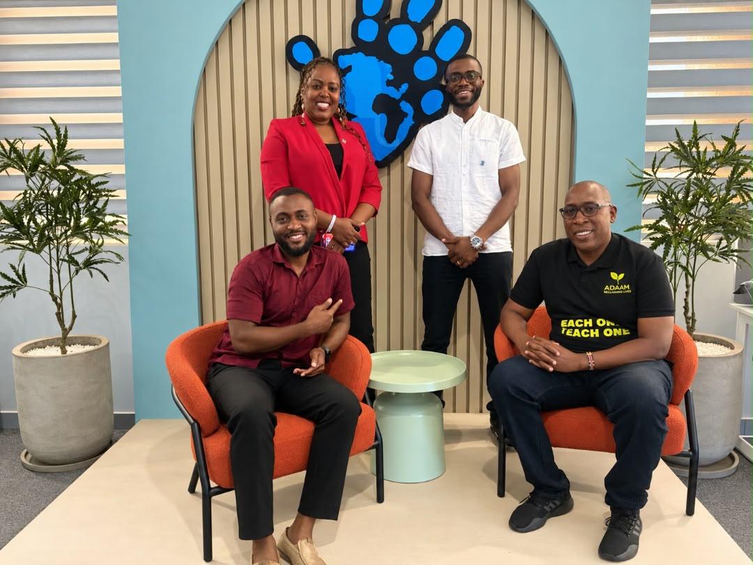ADAAM team at the Reach A Hand Uganda offices